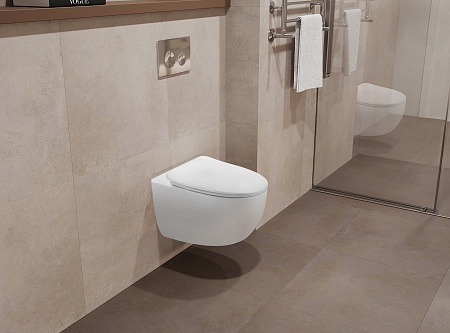 Подвесной унитаз безободковый Terminus Енисей Monolit 560х390 белый Иркутск - фото 1 Подвесной унитаз безободковый Terminus Енисей Monolit 560х390 белый Иркутск - фото 1